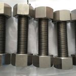 нікелевий сплав 400 en2.4360 повністю різьбовий стрижень з кріпленням гайок