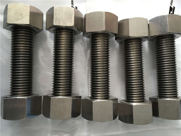 нікелевий сплав 400 en2.4360 повністю різьбовий стрижень з кріпленням гайок