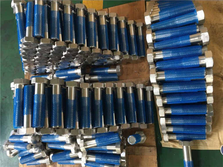 sus 304l en1.4306 ss кріплення шестигранні болти iso4014 напівнитка