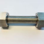 шпильки болтів c / w 2 важкі шестигранні болти